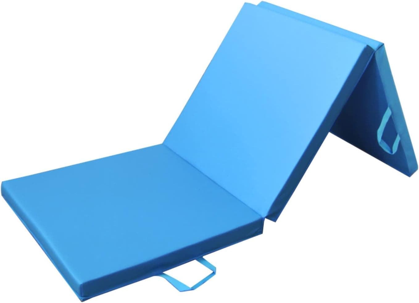 Tapis de gymnastique et d'exercice pliable en trois parties