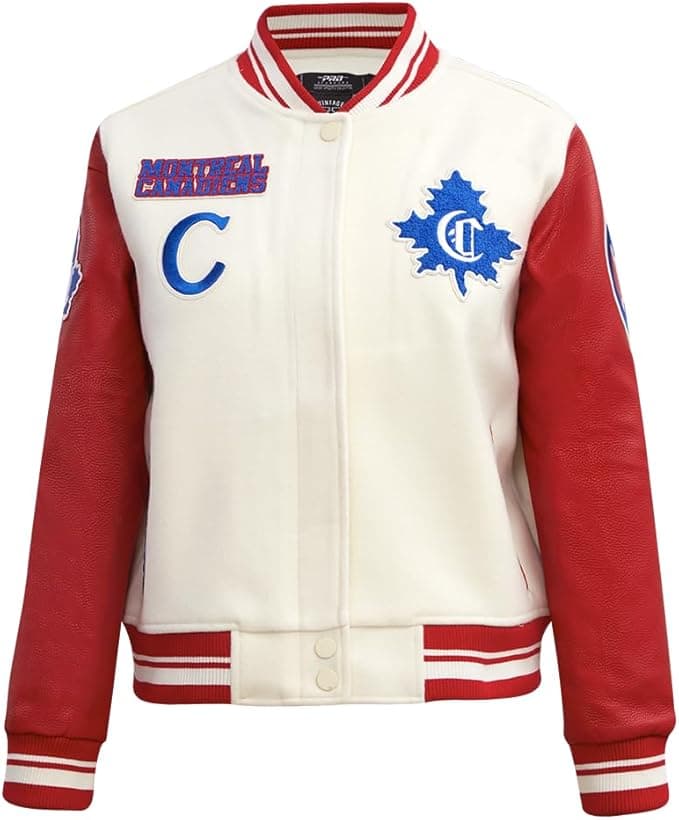 Veste universitaire rétro classique pour femme
