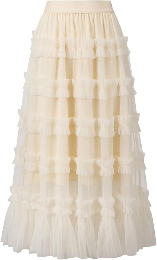 Jupe longue en tulle Velinsak