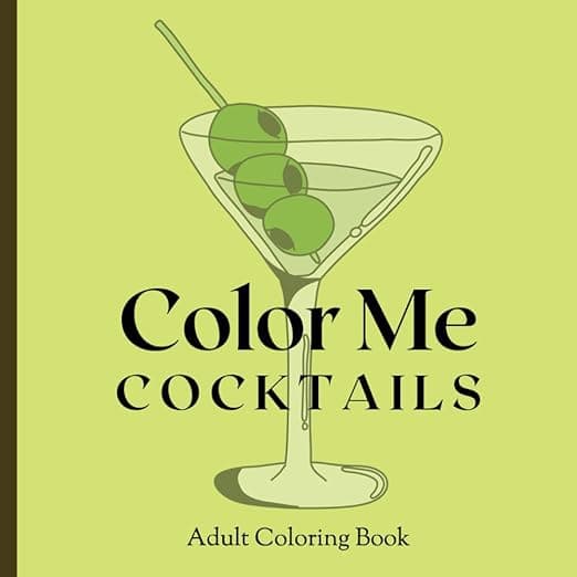 Livre de coloriage de cocktails