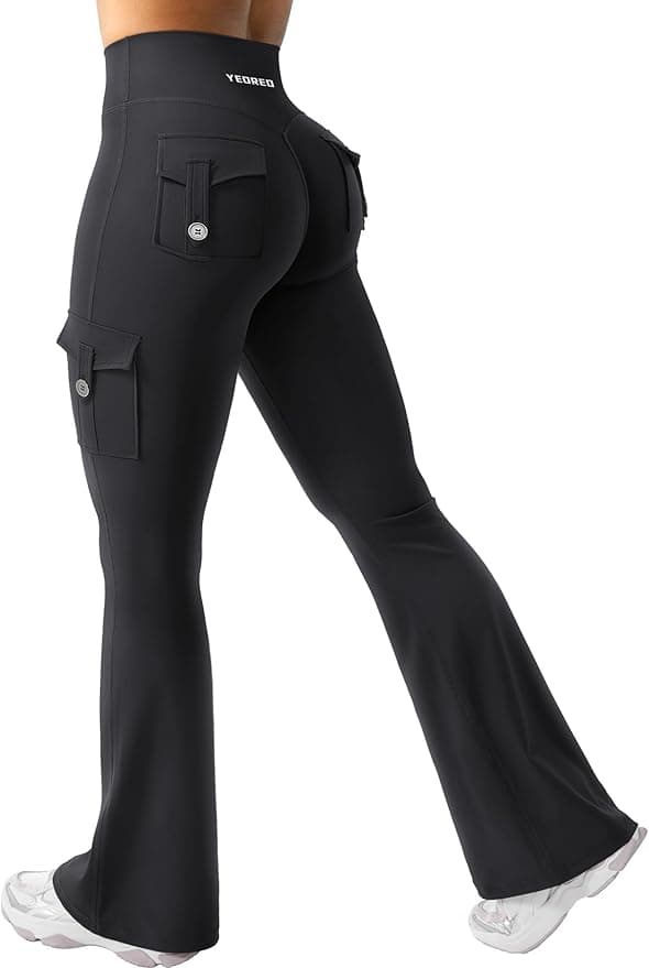 YEOREO CoreFlex Legging d'entraînement évasé