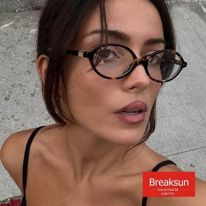 Lunettes ovales tendance
