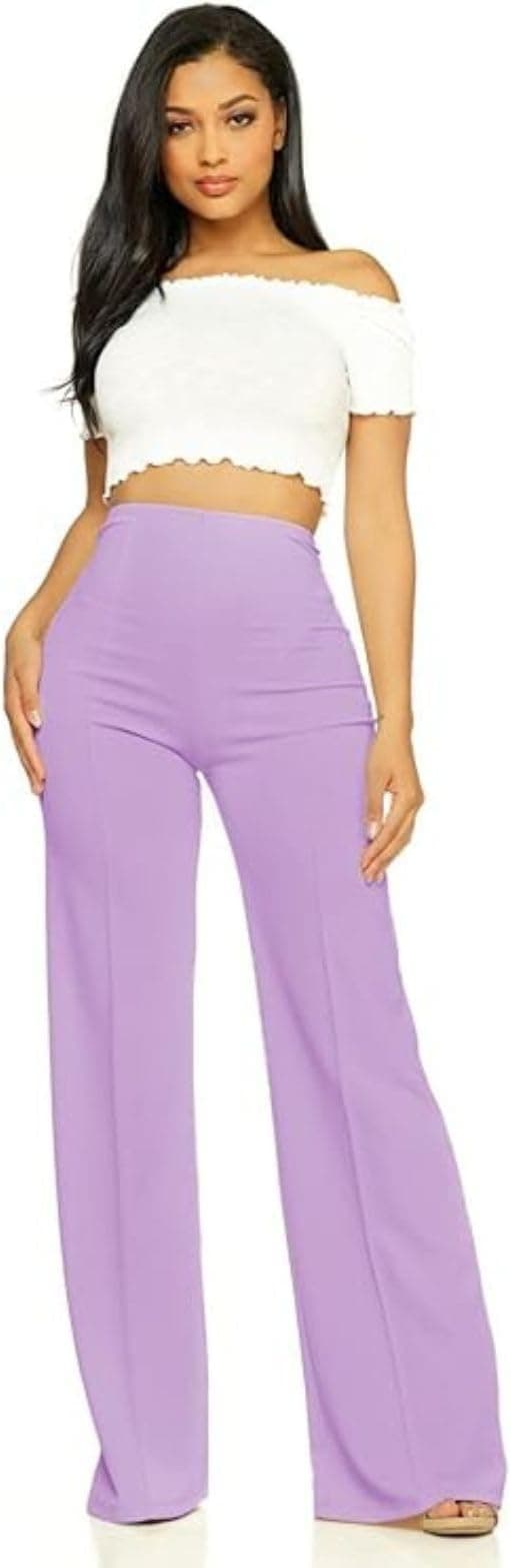 Pantalon habillé taille haute, 50$ sur Amazon