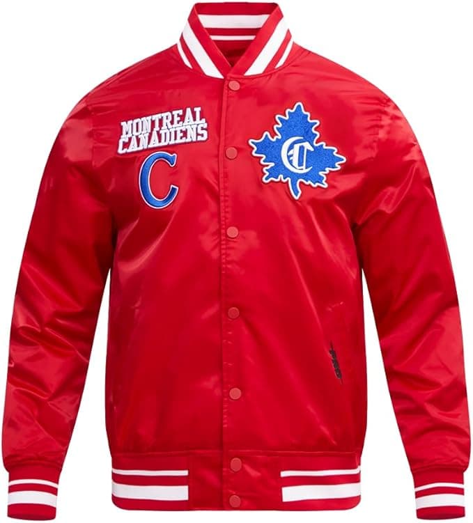 Veste en satin pour homme