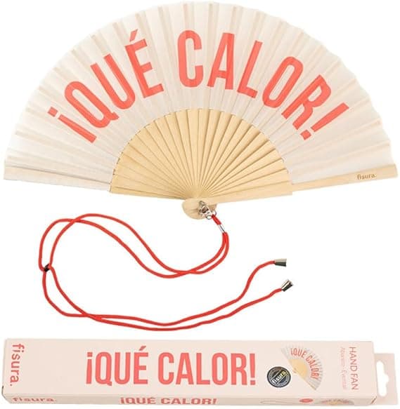 Éventail « Qué Calor! »