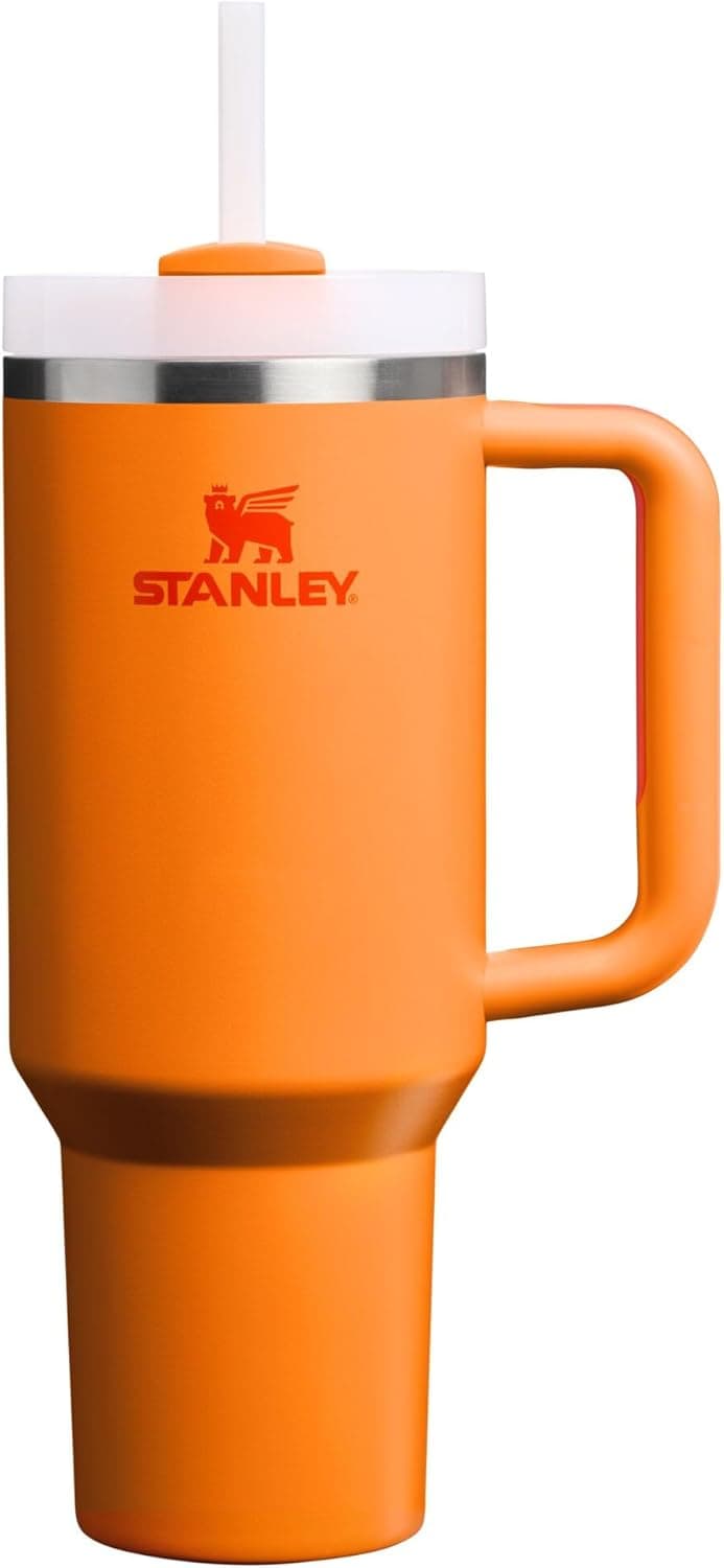 Gobelet isotherme en acier inoxydable STANLEY Quencher H2.0 FlowState / Couleur Corail verge d'or
