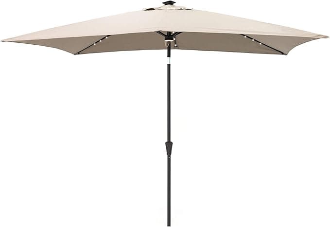 Parasol rectangulaire pour table de marché