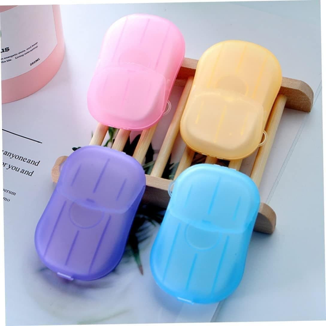 Lot de 5 boîtes de savon jetables en papier