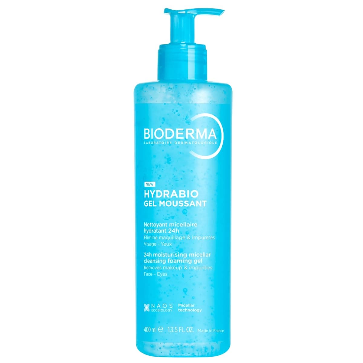 Nettoyant, démaquillant et hydratant 3 en 1, Hydrabio Bioderma 