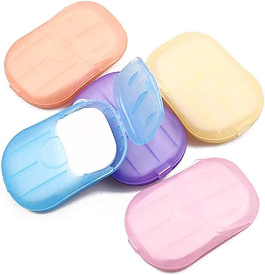 Lot de 5 boîtes de savon jetables en papier