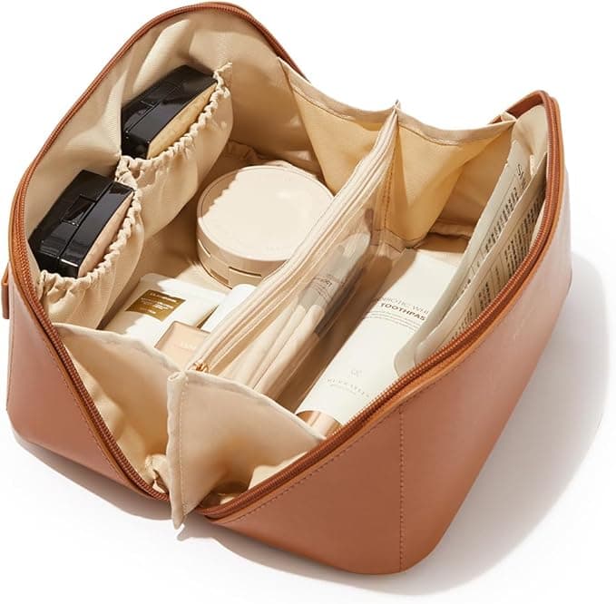 Trousse étanche et portable à ouverture plate