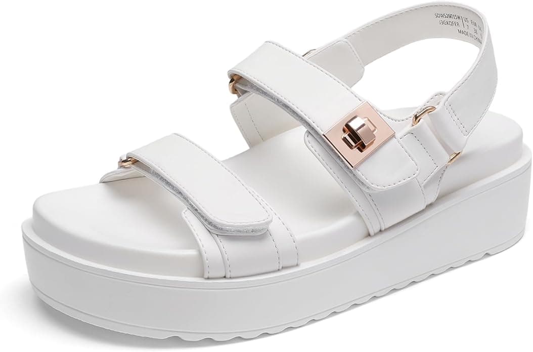 Sandales compensées confortables