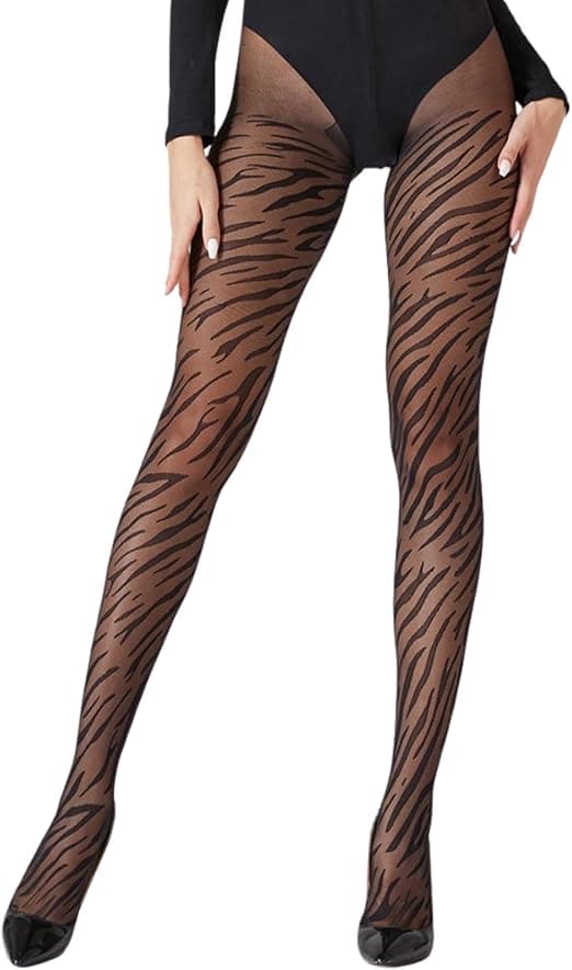 Collants à imprimé animal