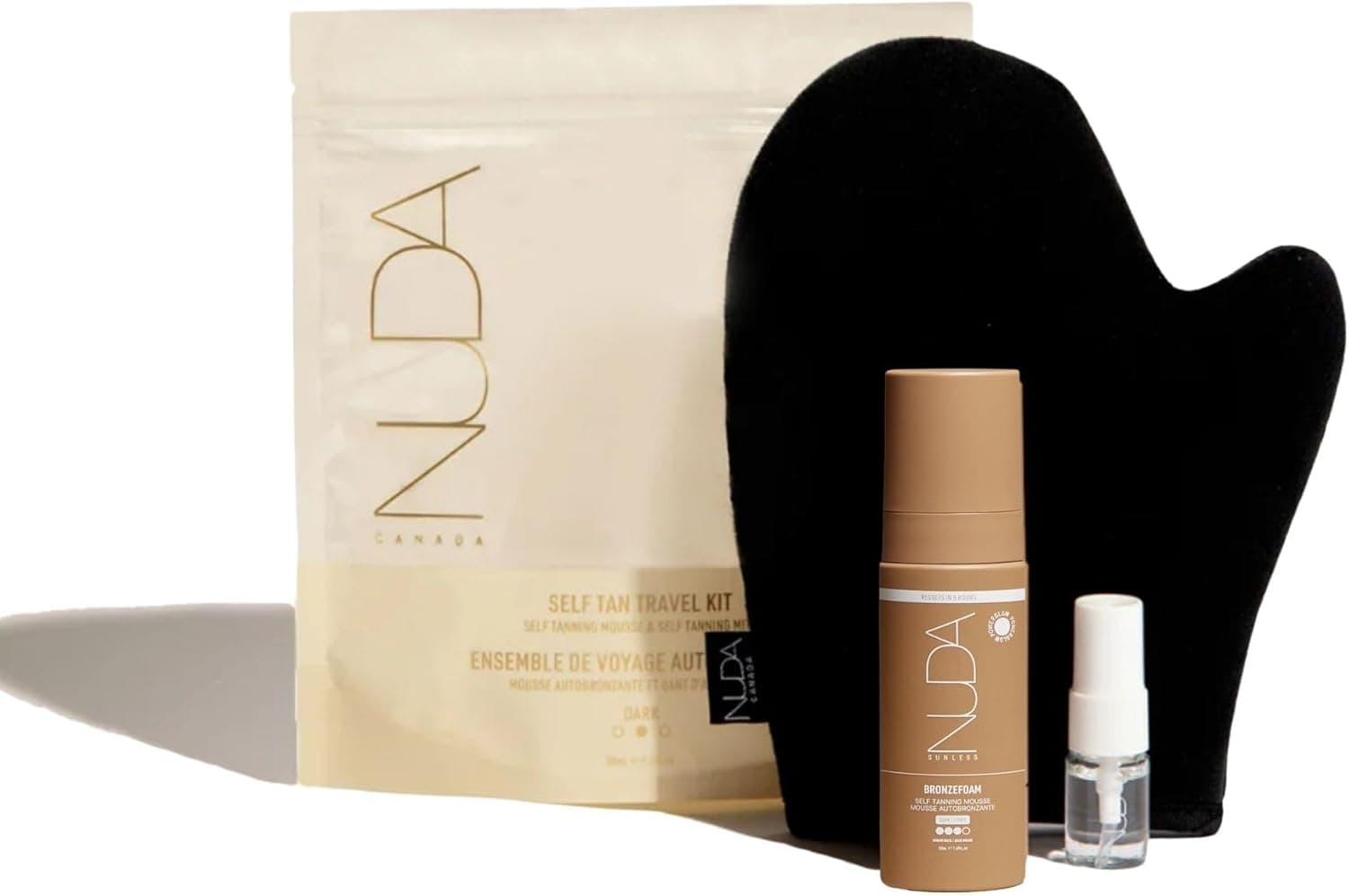 Ensemble de voyage de bronzage Nuda