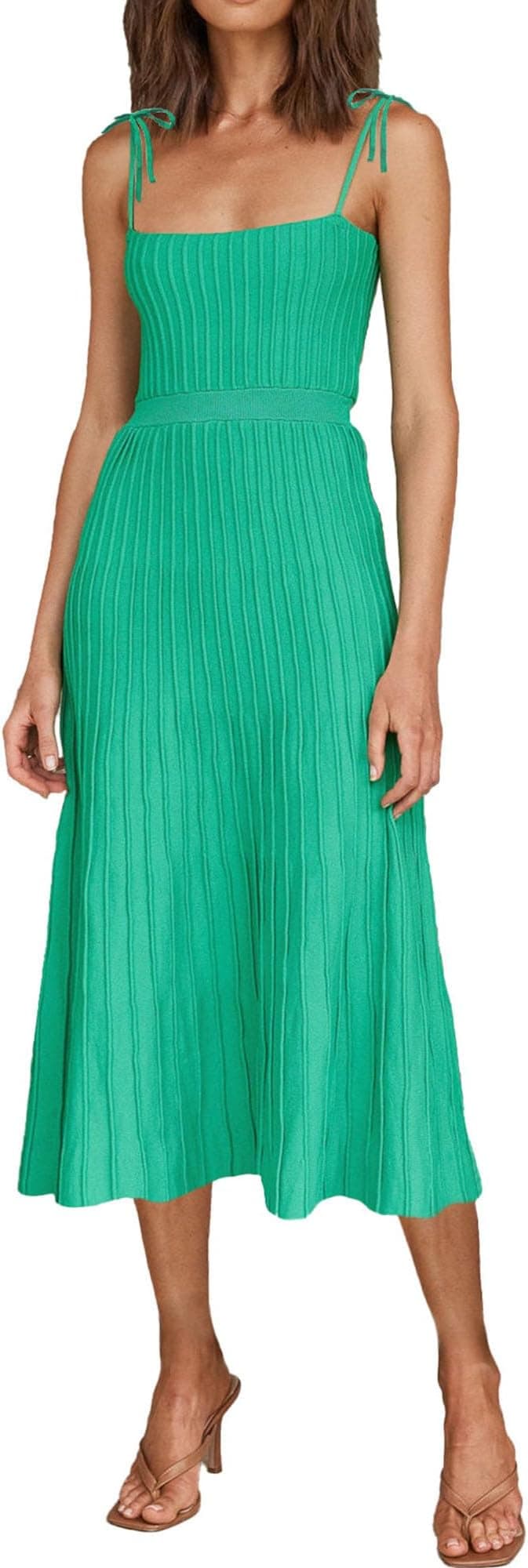 Robe longue en tricot