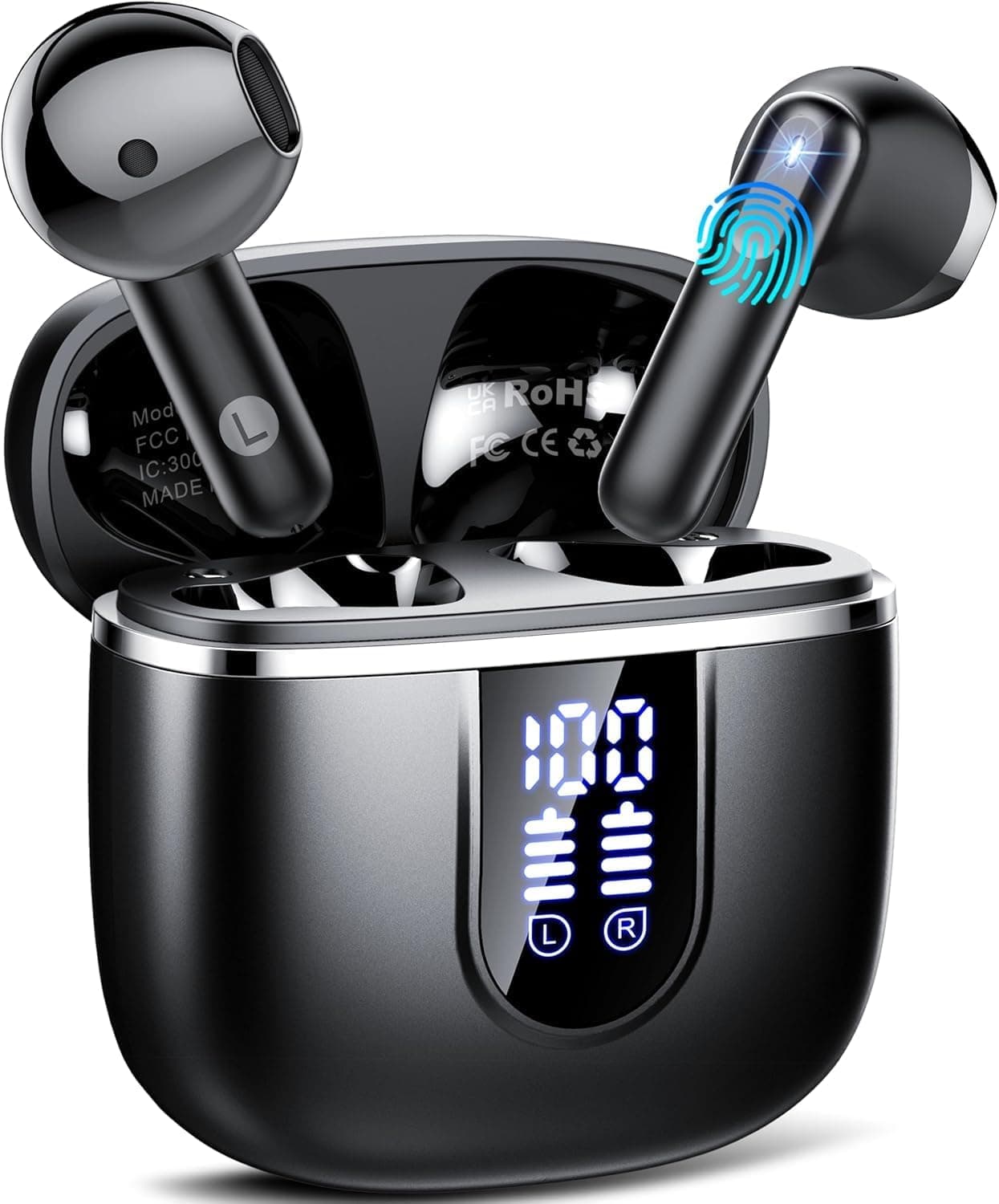 Écouteurs Bluetooth 5.4 ANC IP7 4 micros