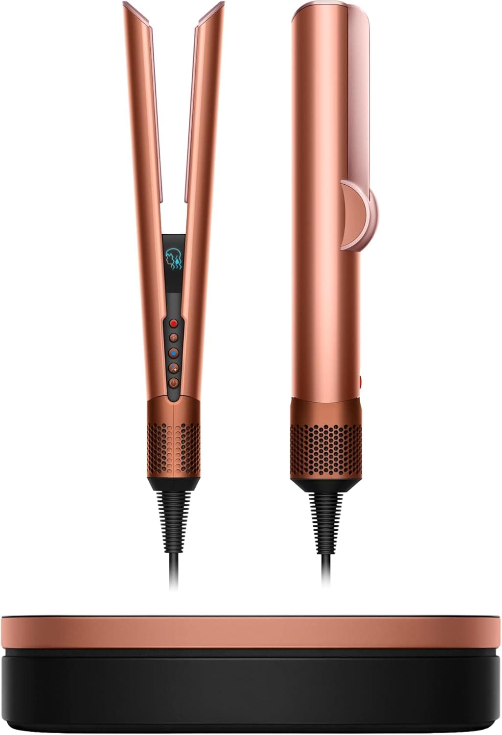 Lisseur Airstrait édition spéciale en soie Amber de Dyson