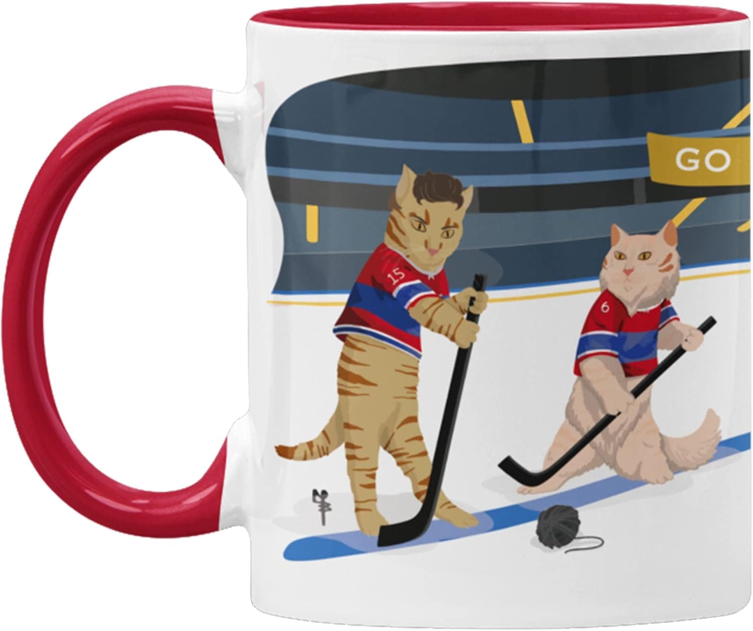 Tasse Cat-nadiens - Hockey - Montréal - Québec