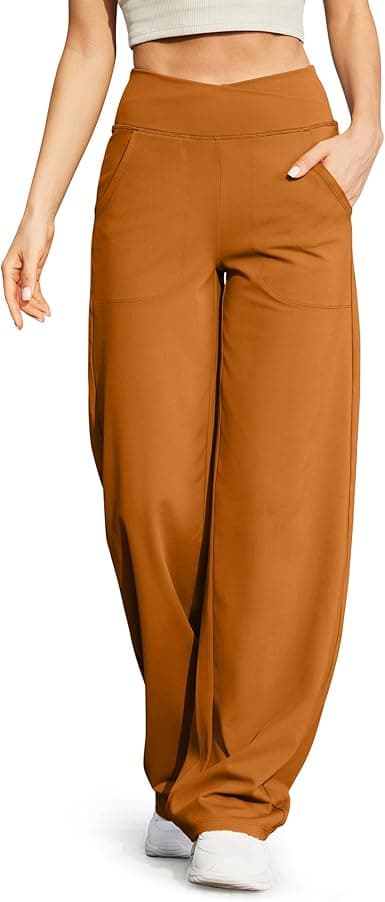 Pantalon de yoga à jambes larges