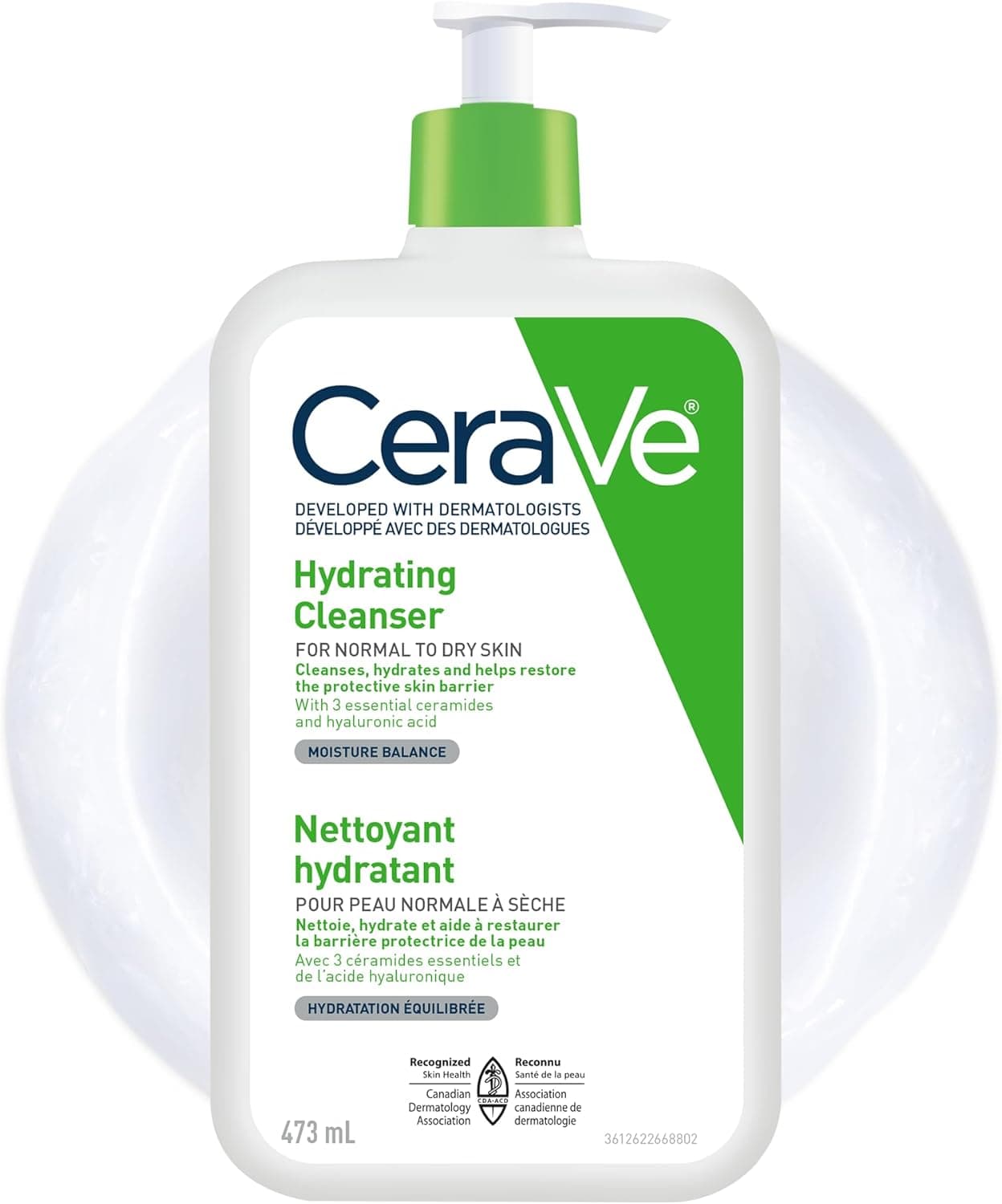 Nettoyant hydratant pour le visage, CeraVe