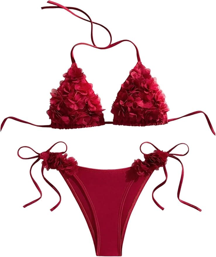 Maillot de bain à fleurs 3D Verdusa