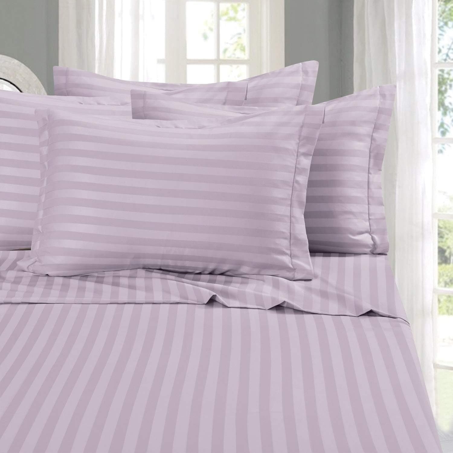 Ensemble de draps à rayures