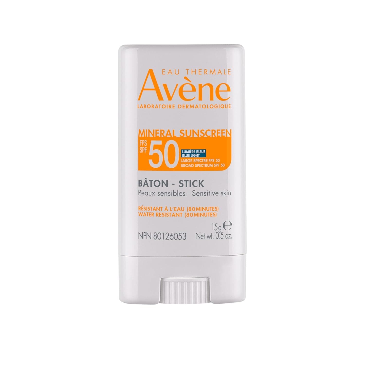 Crème solaire en bâton SPF 50 de Avène