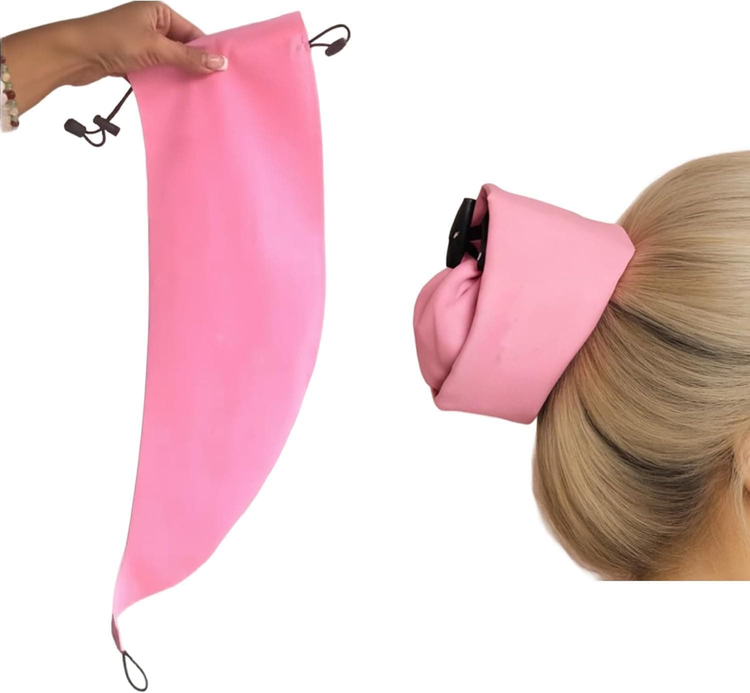 Bonnet de douche réutilisable pour longs cheveux