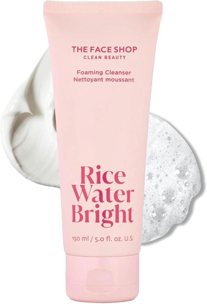 Nettoyant moussant pour le visage à l'eau de riz The Face Shop