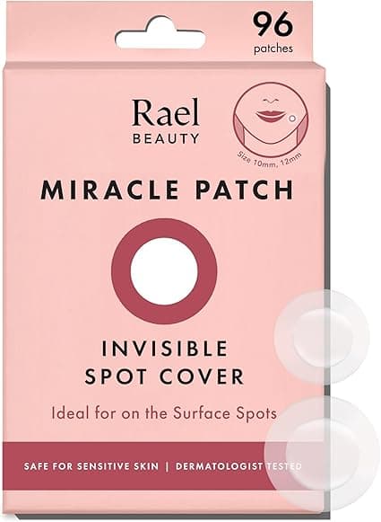 Timbres hydrocolloïdes absorbants pour boutons d'acné, Rael