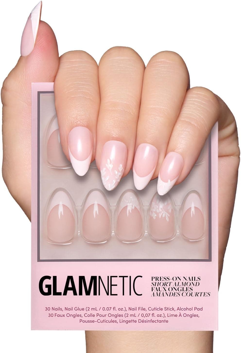 Lot de 30 faux ongles Glamnetic