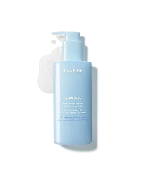 Gel nettoyant doux et équilibrant Water Bank de Laneige