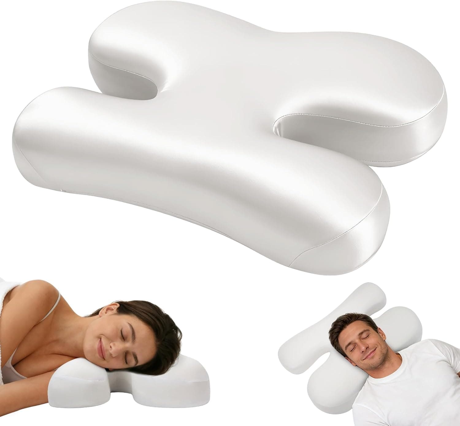 Oreiller antirides en mousse à mémoire, 46$ sur Amazon