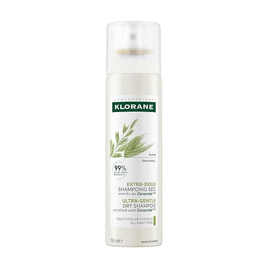 Shampoing sec à l’avoine et céramide de Klorane