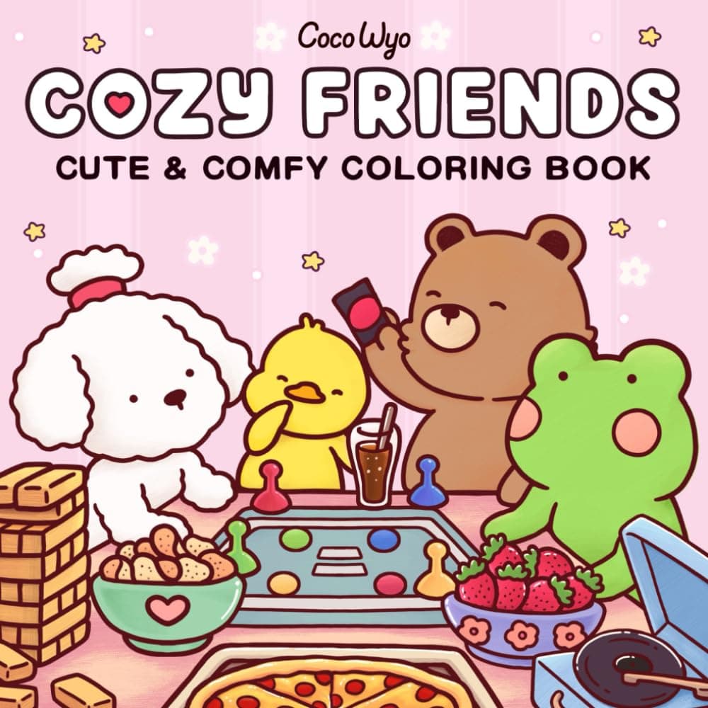 Livre de coloroage Cozy Friends