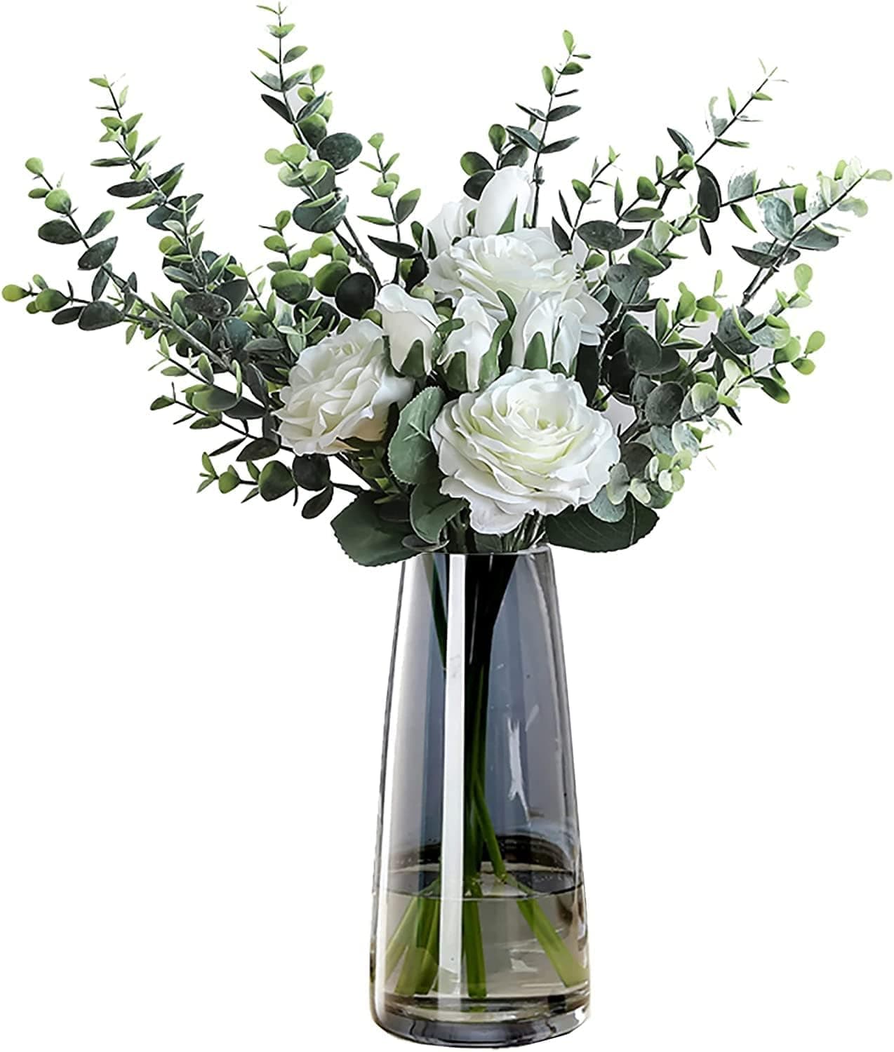Vase en verre transparent irisé de FANTESTICRYAN