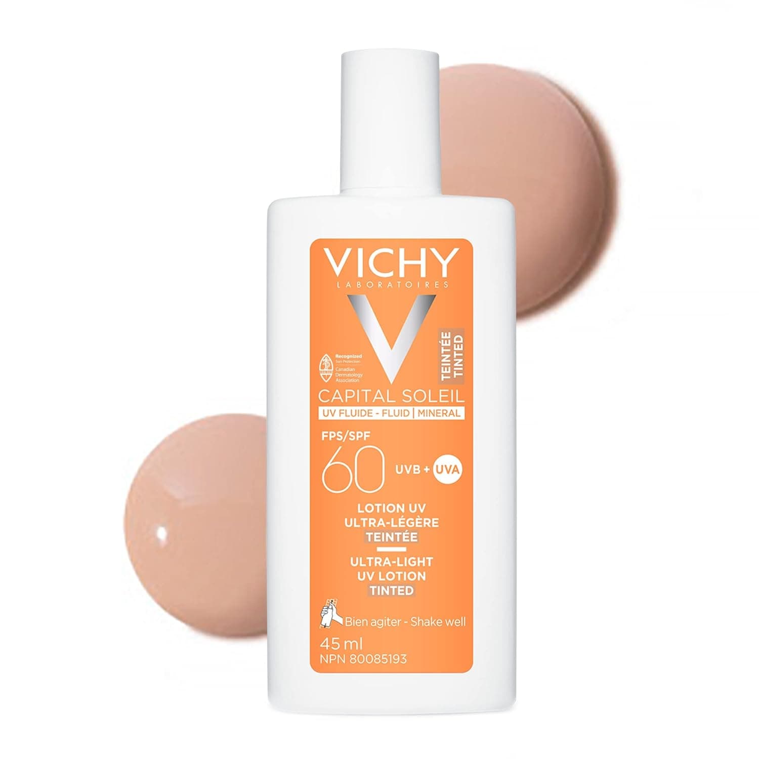 Capitale soleil FPS 60 minéral teinté de Vichy, 37$ (en solde) sur Amazon
