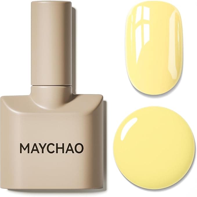 Vernis à ongles gel jaune