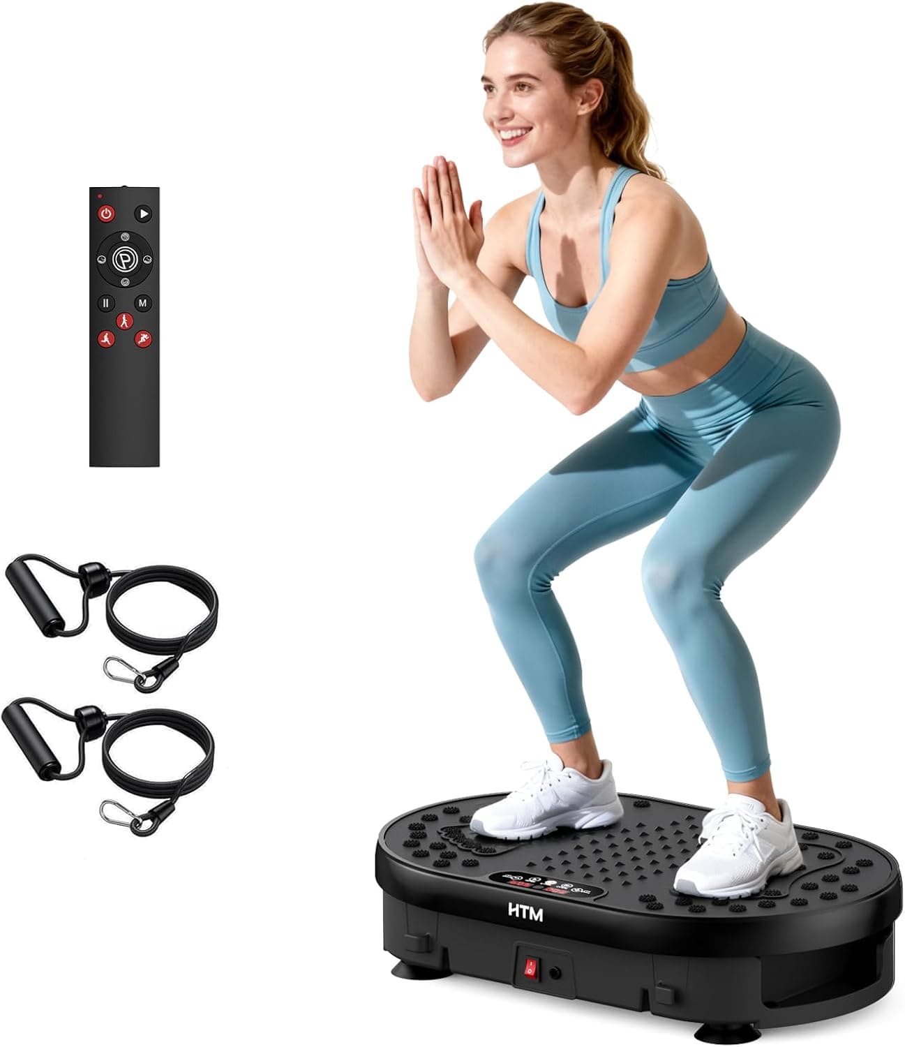 Machine d'exercice à plaque vibrante avec 120 niveaux de vitesse