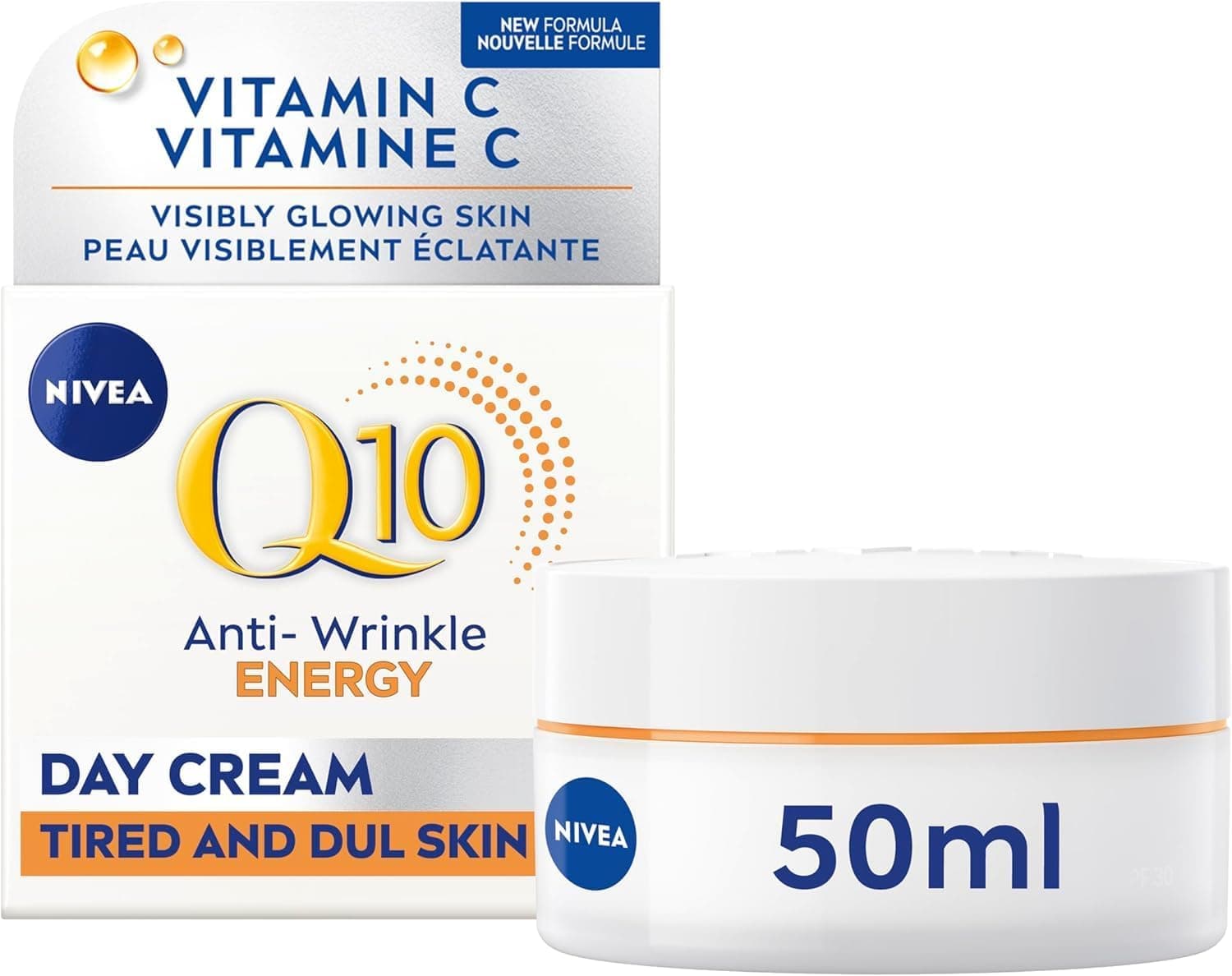 Crème hydratante antirides Q10 de Nivea, 19$ (en solde) sur Amazon