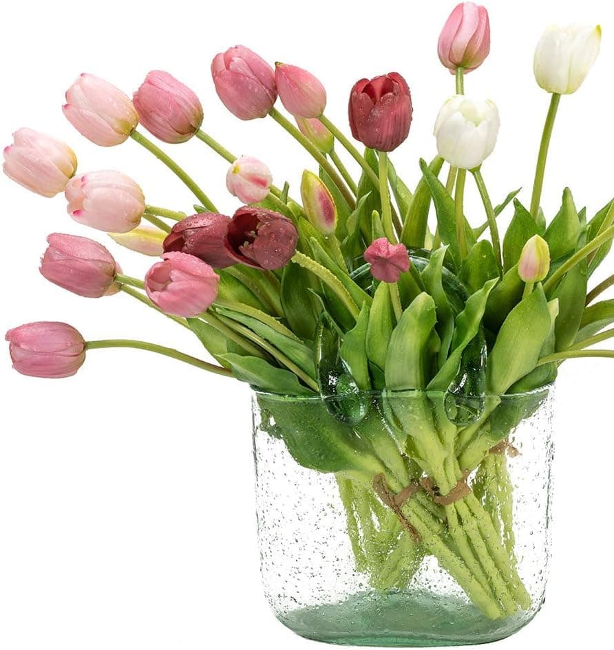 Ensemble de 15 tulipes artificielles réalistes