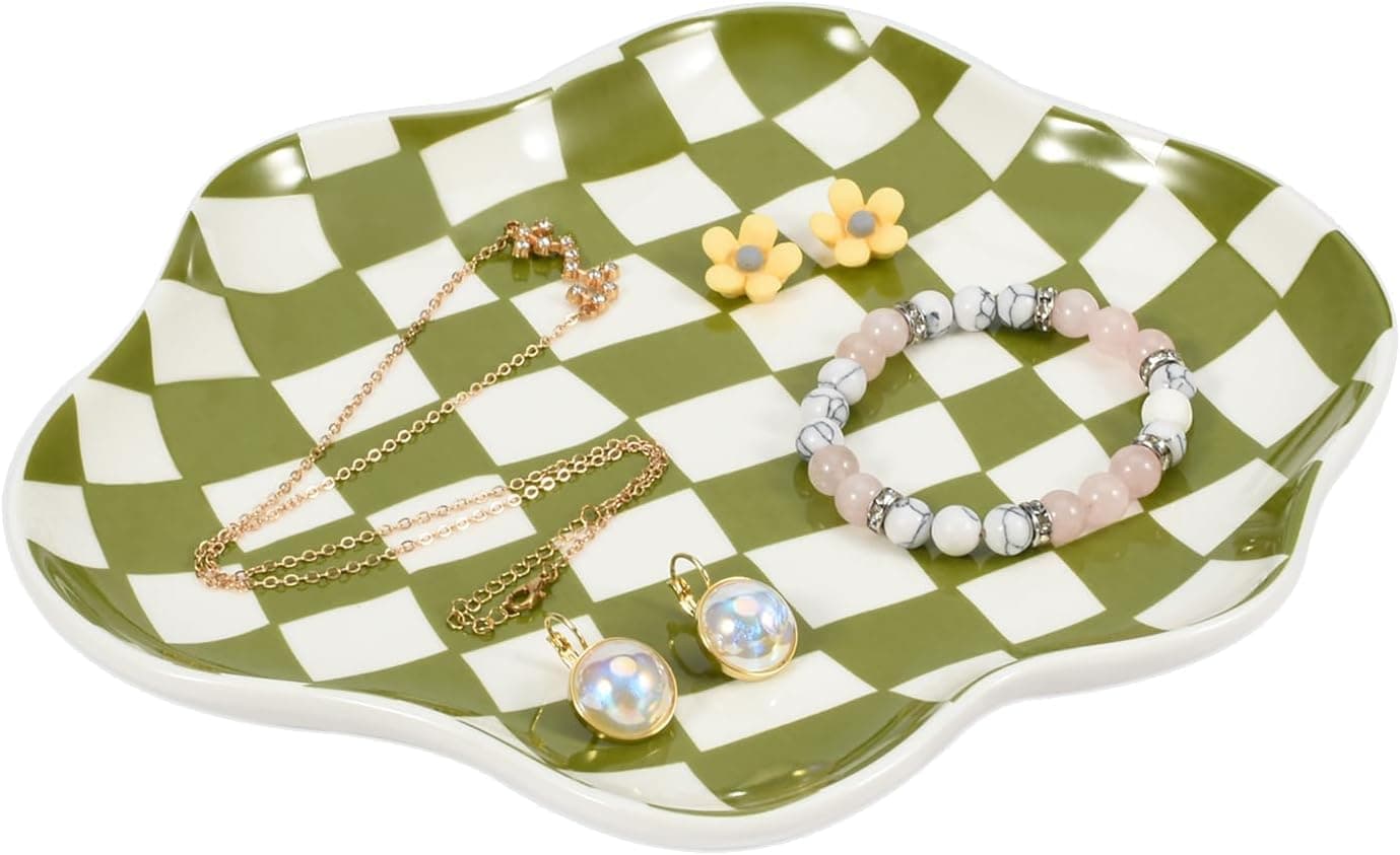 Plateau à bijoux en céramique