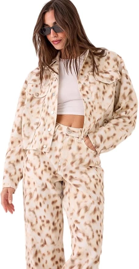 Veste courte en jean - Amazon