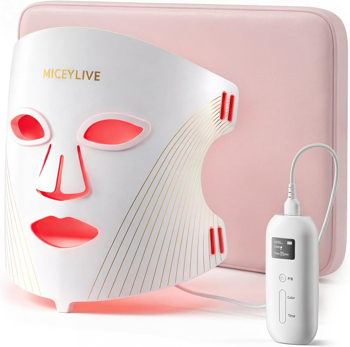 Masque à lumière rouge Miceylive