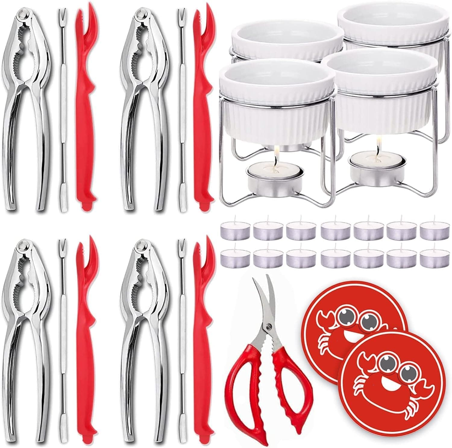 Ensemble de 33 outils pour fruits de mer