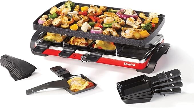 Raclette électrique The Rock par Starfrit pour 8 personnes