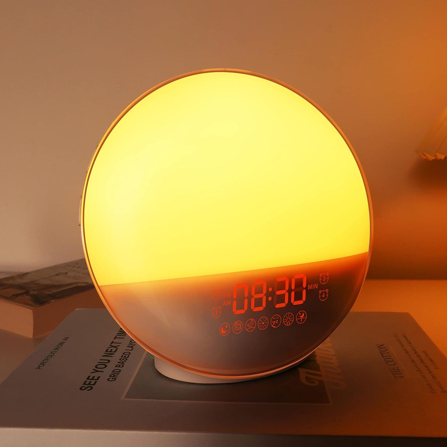 Réveil-matin simulateur de lever/coucher de soleil 