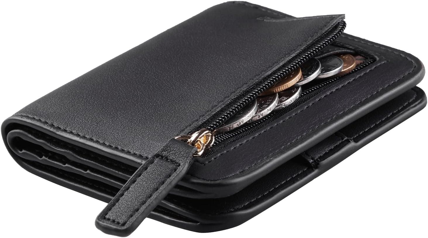 Portefeuille en cuir avec blocage RFID