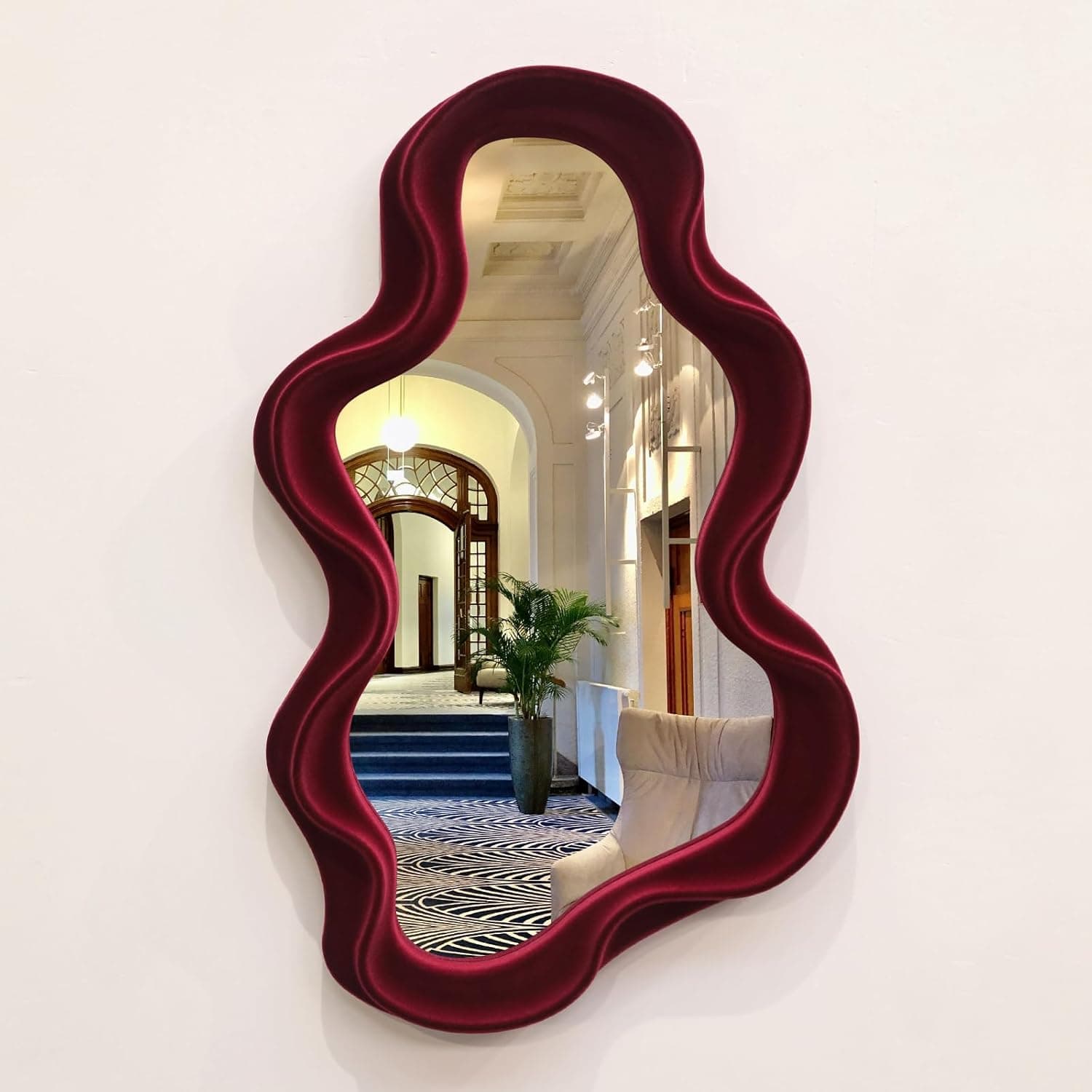 Miroir mural irrégulier