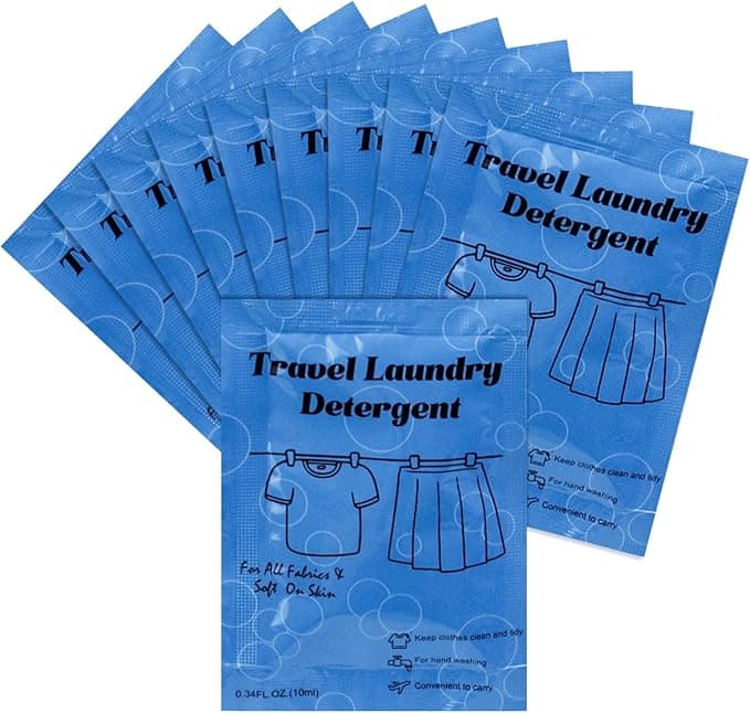 Détergent format voyage, via Amazon